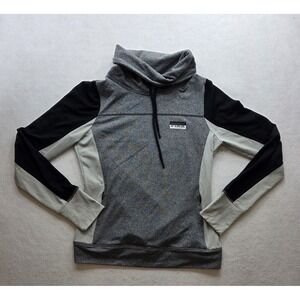 Victoria's Secret Pink Women's Gray & Black Cowl Neck Pullover. Size M